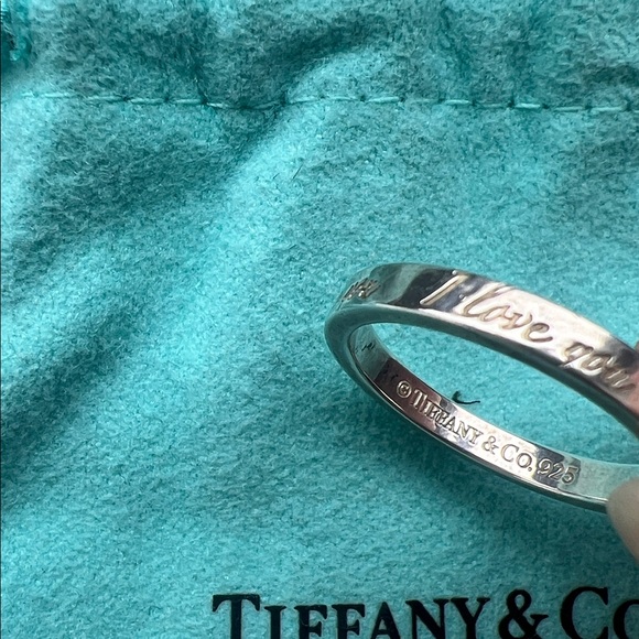 Tiffany & Co. Silver Engraved Ring - Picture 2 of 2